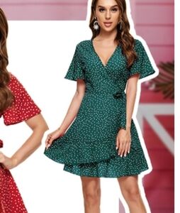 Jade wrap dress